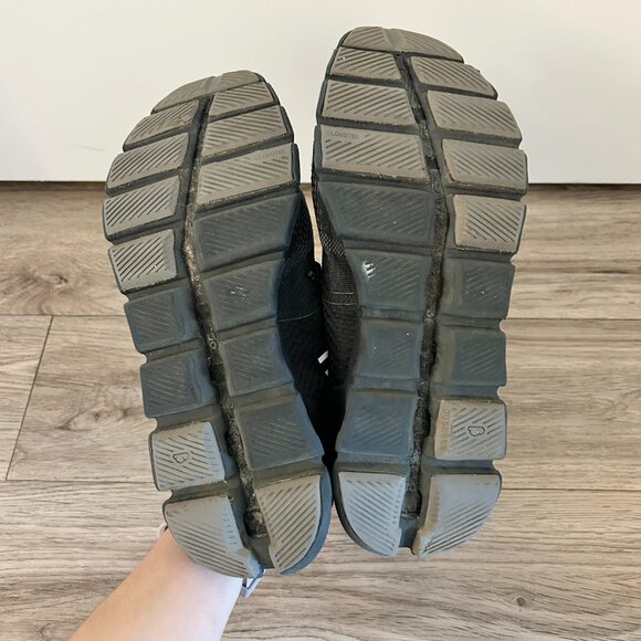 On OnCloud Women's Cloud X Low Top Running Sneakers in Black Size 10.5 - Picture 9 of 10